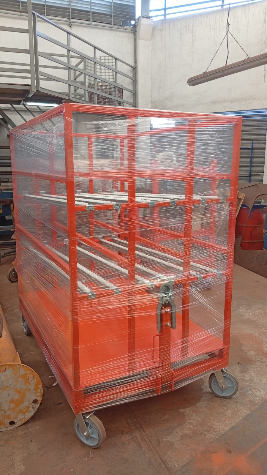 Carrito Modelo C - Rodillos / transferencia